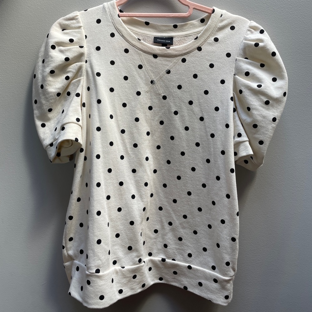 Who What Wear Polka Dot Sweater